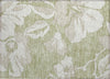 Piper Looms Chantille Floral ACN857 Aloe Machine Washable Area Rug Scatter Main Image