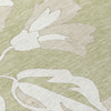 Piper Looms Chantille Floral ACN857 Aloe Machine Washable Area Rug Swatch Image