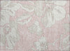 Piper Looms Chantille Floral ACN857 Pink Machine Washable Area Rug Scatter Main Image