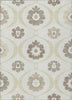 Piper Looms Chantille Medallions ACN858 Ivory Machine Washable Area Rug main image