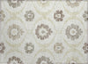 Piper Looms Chantille Medallions ACN858 Ivory Machine Washable Area Rug Scatter Main Image