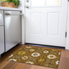 Piper Looms Chantille Medallions ACN858 Mocha Machine Washable Area Rug Scatter Lifestyle Image Feature