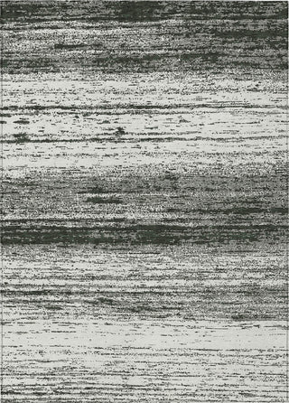 Piper Looms Chantille Stripes ACN859 Black Machine Washable Area Rug main image
