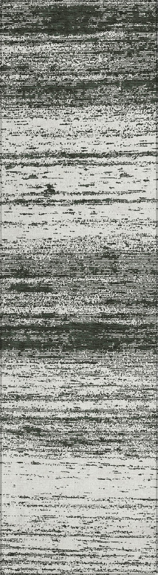 Piper Looms Chantille Stripes ACN859 Black Machine Washable Area Rug Runner Main Image