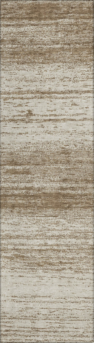 Piper Looms Chantille Stripes ACN859 Brown Machine Washable Area Rug Runner Main Image