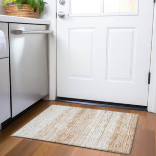 Piper Looms Chantille Stripes ACN859 Copper Machine Washable Area Rug Scatter Lifestyle Image Feature