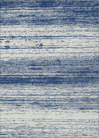 Piper Looms Chantille Stripes ACN859 Navy Machine Washable Area Rug main image