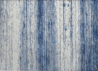 Piper Looms Chantille Stripes ACN859 Navy Machine Washable Area Rug Scatter Main Image