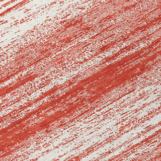 Piper Looms Chantille Stripes ACN859 Red Machine Washable Area Rug Swatch Image