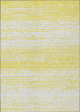 Piper Looms Chantille Stripes ACN859 Yellow Machine Washable Area Rug main image