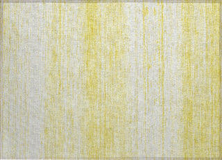 Piper Looms Chantille Stripes ACN859 Yellow Machine Washable Area Rug Scatter Main Image