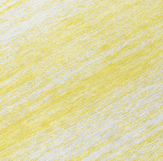 Piper Looms Chantille Stripes ACN859 Yellow Machine Washable Area Rug Swatch Image