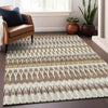 Piper Looms Chantille Southwest ACN860 Brown Machine Washable Area Rug Lifestyle Image Feature
