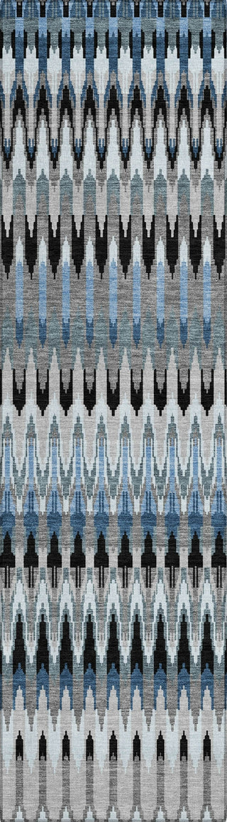 Piper Looms Chantille Southwest ACN860 Gray Machine Washable Area Rug Runner Main Image