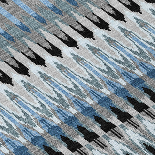 Piper Looms Chantille Southwest ACN860 Gray Machine Washable Area Rug Swatch Image