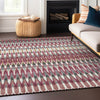 Piper Looms Chantille Southwest ACN860 Mauve Machine Washable Area Rug Lifestyle Image Feature
