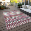 Piper Looms Chantille Southwest ACN860 Mauve Machine Washable Area Rug Outdoor Lifestyle Image Feature