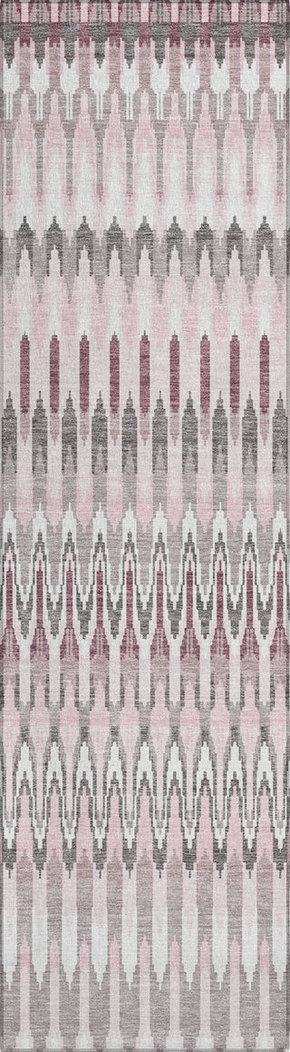 Piper Looms Chantille Southwest ACN860 Pink Machine Washable Area Rug Runner Main Image