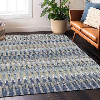 Piper Looms Chantille Southwest ACN860 Taupe Machine Washable Area Rug Lifestyle Image Feature