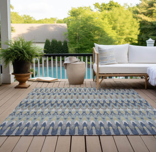 Piper Looms Chantille Southwest ACN860 Taupe Machine Washable Area Rug Outdoor Lifestyle Image Feature