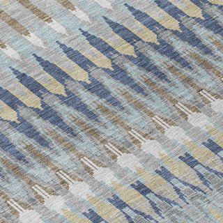 Piper Looms Chantille Southwest ACN860 Taupe Machine Washable Area Rug Swatch Image