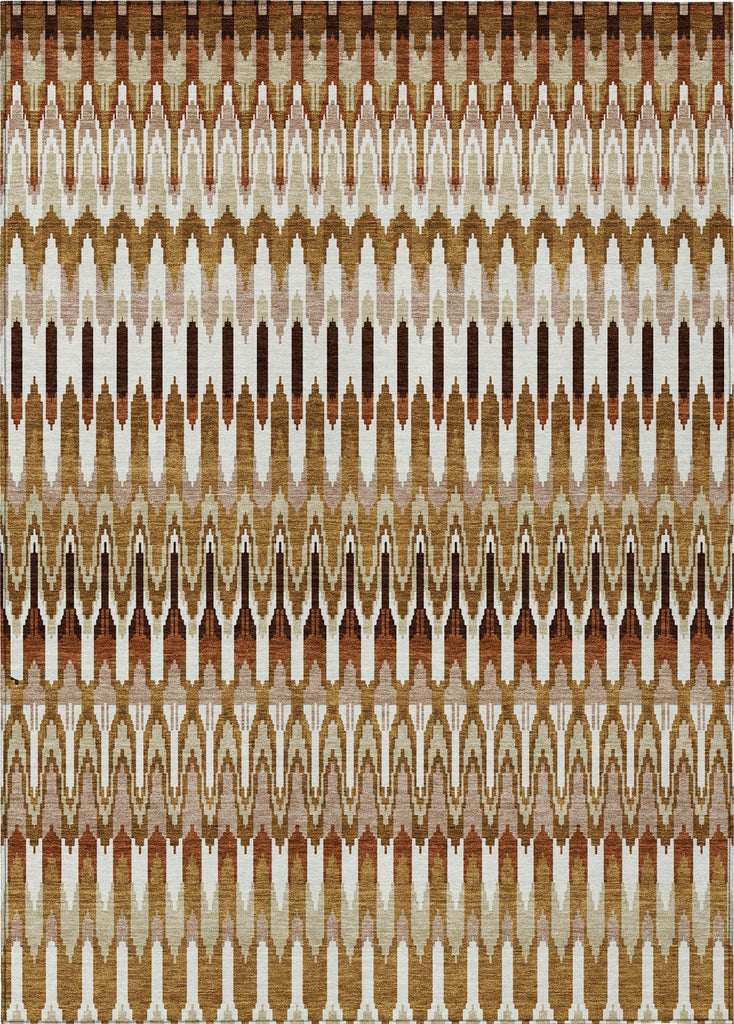 Piper Looms Chantille Southwest ACN860 Terracotta Machine Washable Area Rug main image