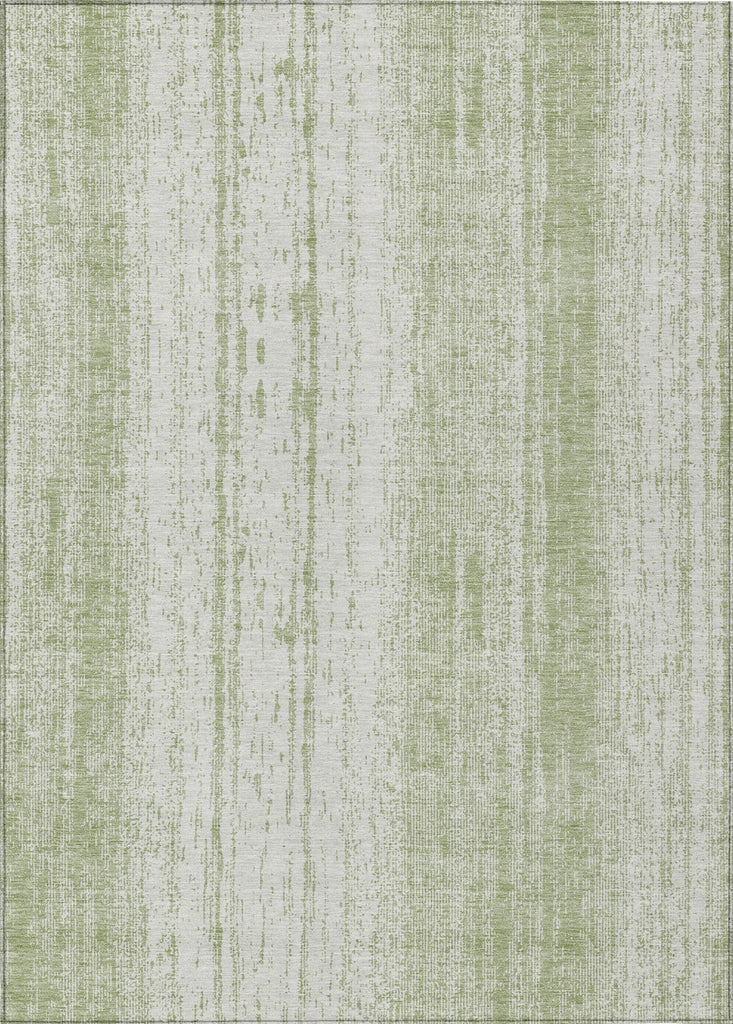 Piper Looms Chantille Stripes ACN861 Aloe Machine Washable Area Rug main image