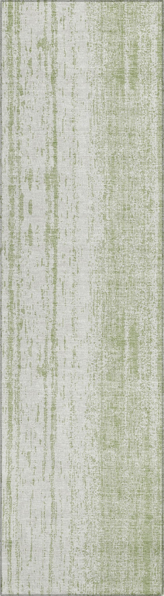 Piper Looms Chantille Stripes ACN861 Aloe Machine Washable Area Rug Runner Main Image