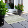 Piper Looms Chantille Stripes ACN861 Aloe Machine Washable Area Rug Scatter Outdoor Lifestyle Image Feature