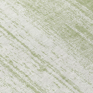 Piper Looms Chantille Stripes ACN861 Aloe Machine Washable Area Rug Swatch Image