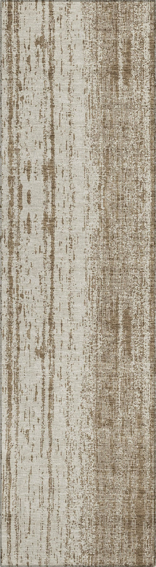 Piper Looms Chantille Stripes ACN861 Brown Machine Washable Area Rug Runner Main Image