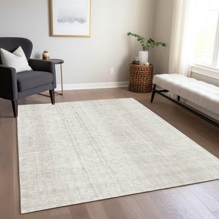 Piper Looms Chantille Stripes ACN861 Ivory Machine Washable Area Rug Lifestyle Image Feature