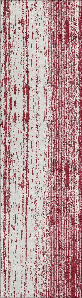 Piper Looms Chantille Stripes ACN861 Merlot Machine Washable Area Rug Runner Main Image