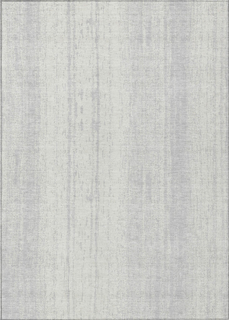 Piper Looms Chantille Stripes ACN861 Silver Machine Washable Area Rug main image