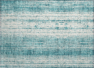 Piper Looms Chantille Stripes ACN861 Teal Machine Washable Area Rug Scatter Main Image