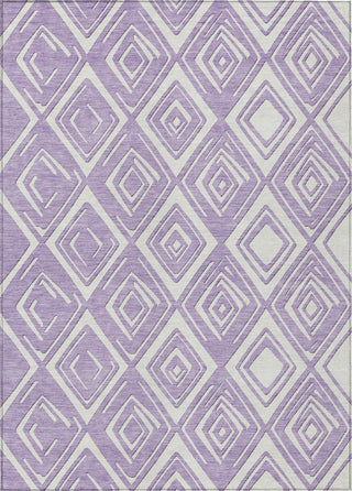 Piper Looms Chantille Diamonds ACN862 Lavender Machine Washable Area Rug main image