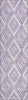 Piper Looms Chantille Diamonds ACN862 Lavender Machine Washable Area Rug Runner Main Image