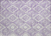Piper Looms Chantille Diamonds ACN862 Lavender Machine Washable Area Rug Scatter Main Image