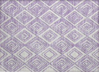 Piper Looms Chantille Diamonds ACN862 Lavender Machine Washable Area Rug Scatter Main Image