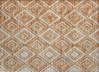 Piper Looms Chantille Diamonds ACN862 Paprika Machine Washable Area Rug Scatter Main Image