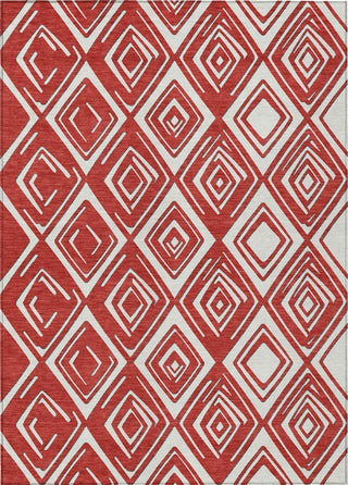 Piper Looms Chantille Diamonds ACN862 Red Machine Washable Area Rug main image