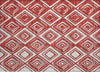 Piper Looms Chantille Diamonds ACN862 Red Machine Washable Area Rug Scatter Main Image