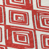 Piper Looms Chantille Diamonds ACN862 Red Machine Washable Area Rug Swatch Image