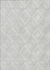 Piper Looms Chantille Diamonds ACN862 Silver Machine Washable Area Rug main image