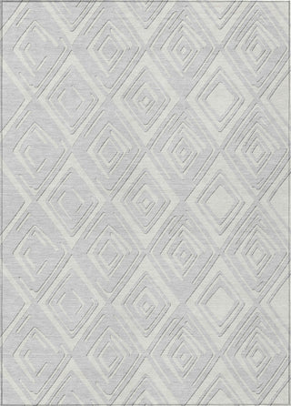 Piper Looms Chantille Diamonds ACN862 Silver Machine Washable Area Rug main image