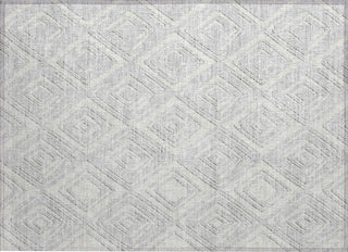 Piper Looms Chantille Diamonds ACN862 Silver Machine Washable Area Rug Scatter Main Image