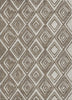 Piper Looms Chantille Diamonds ACN862 Taupe Machine Washable Area Rug main image
