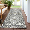 Piper Looms Chantille Diamonds ACN863 Charcoal Machine Washable Area Rug Runner Outdoor Lifestyle Image Feature