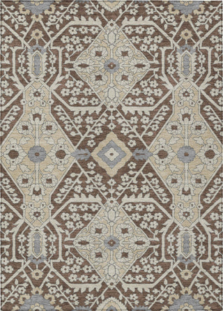 Piper Looms Chantille Diamonds ACN863 Chocolate Machine Washable Area Rug main image