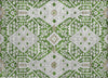 Piper Looms Chantille Diamonds ACN863 Green Machine Washable Area Rug Scatter Main Image
